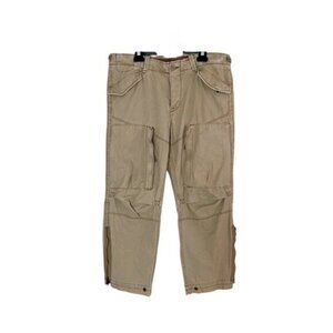 Y2k Gap Cargo Utility Kaki Pants / Tactical Military Beige
